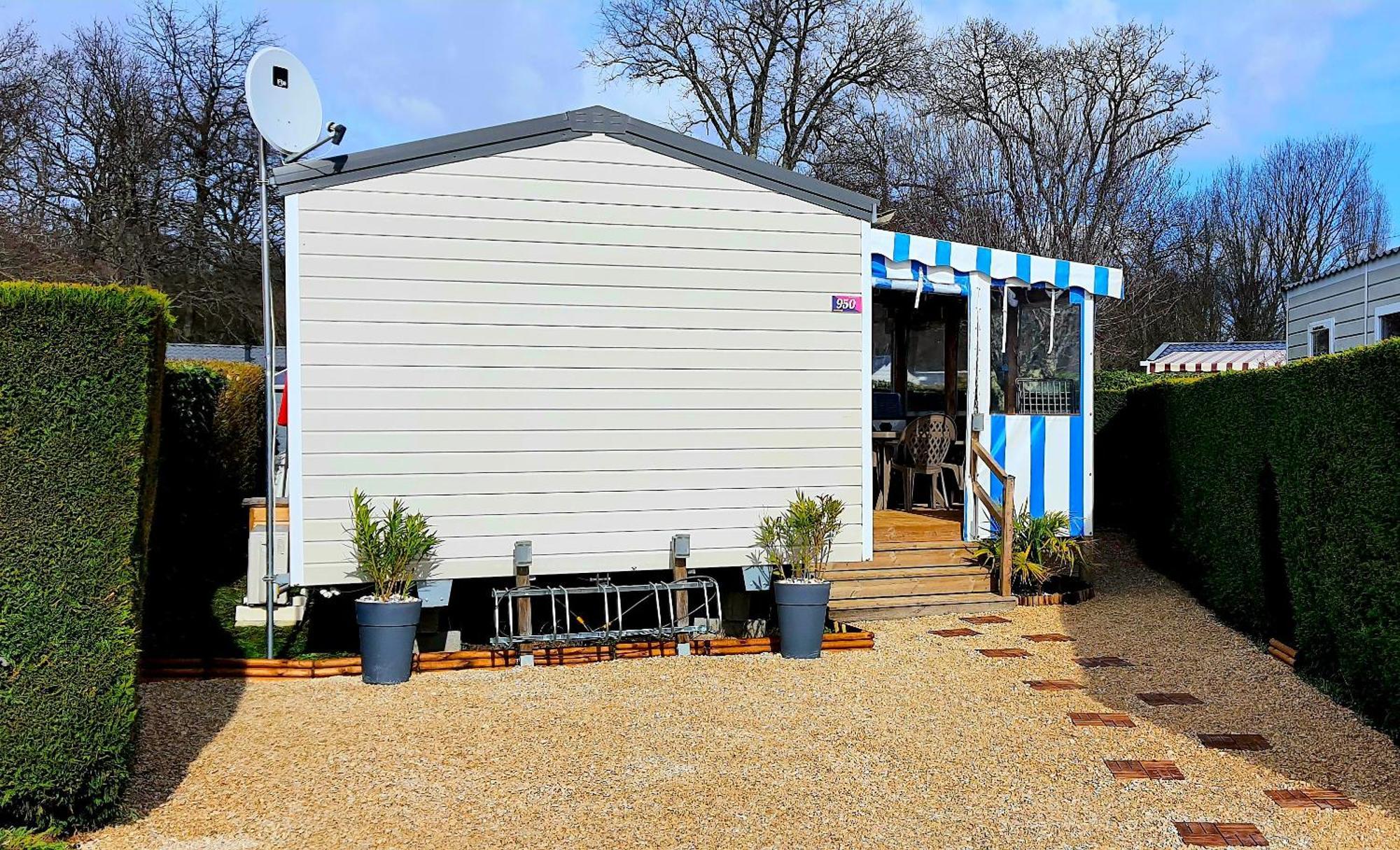 Mobilhome 2Ch Climatise-Terrasse Fermee-4 Velos-Camping 4 Etoiles Les Charmettes Ле-Мат Экстерьер фото